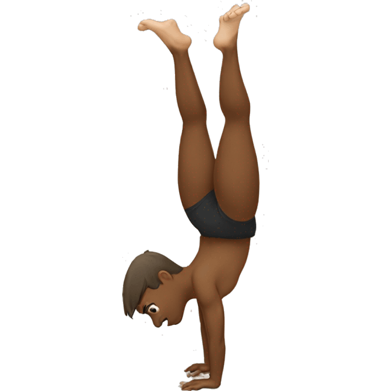 handstand bever emoji