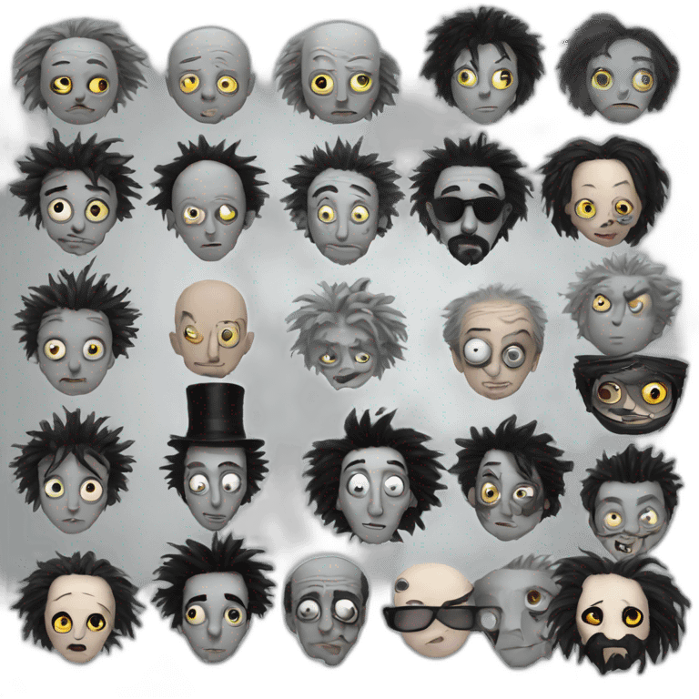 tim burton emoji