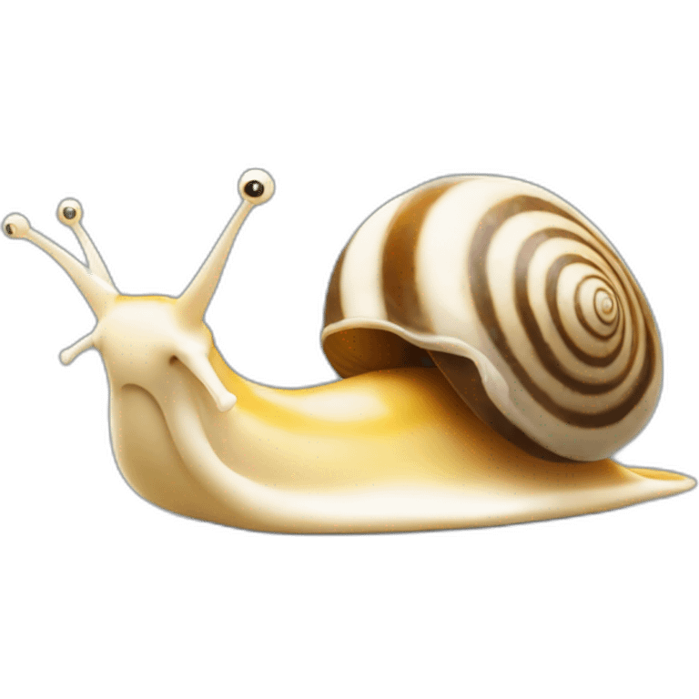 UN ESCARGOT recroquevillé dans sa coquille emoji