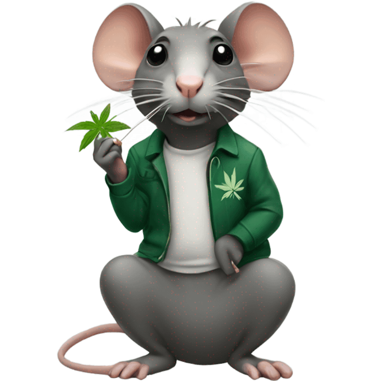 a rat smoking weed  emoji