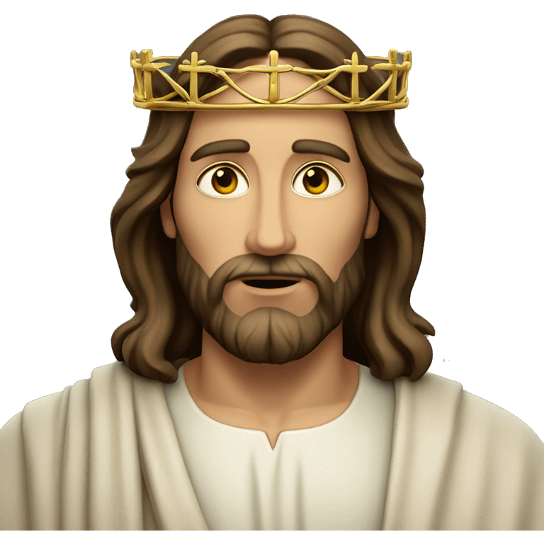 Jesus mit Dornen krone emoji