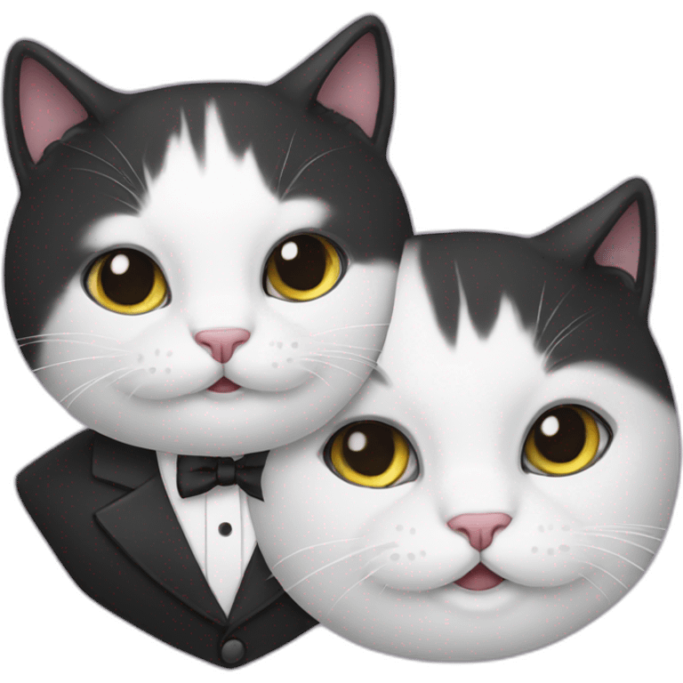 cat in tuxedo emoji