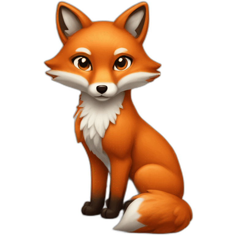 Sexy fox emoji