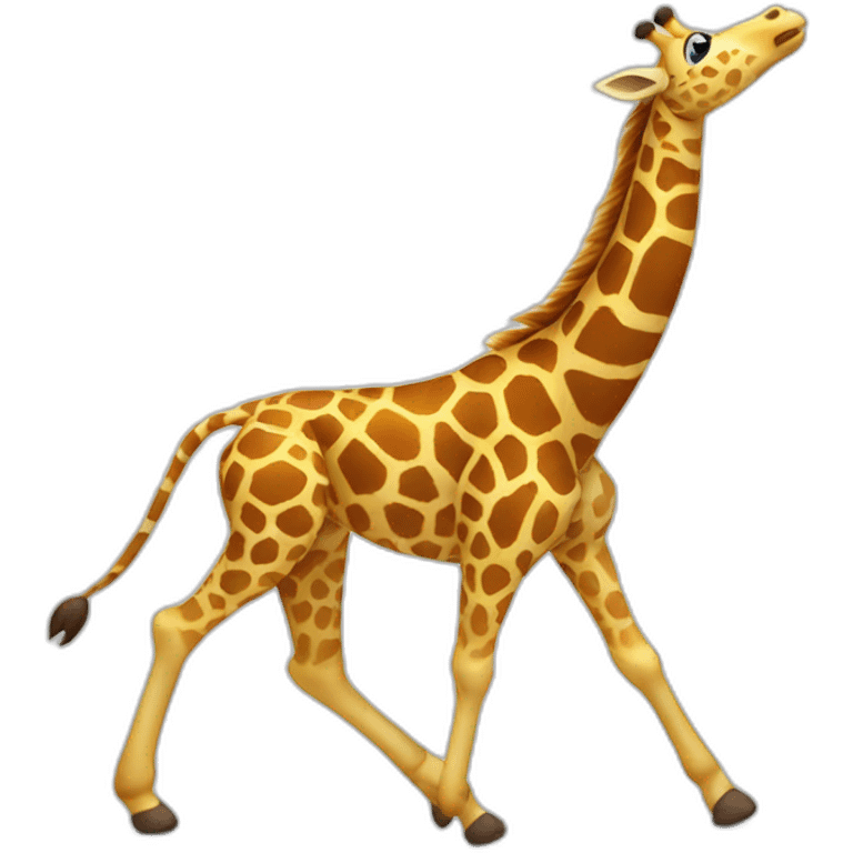 Dancing giraffe emoji