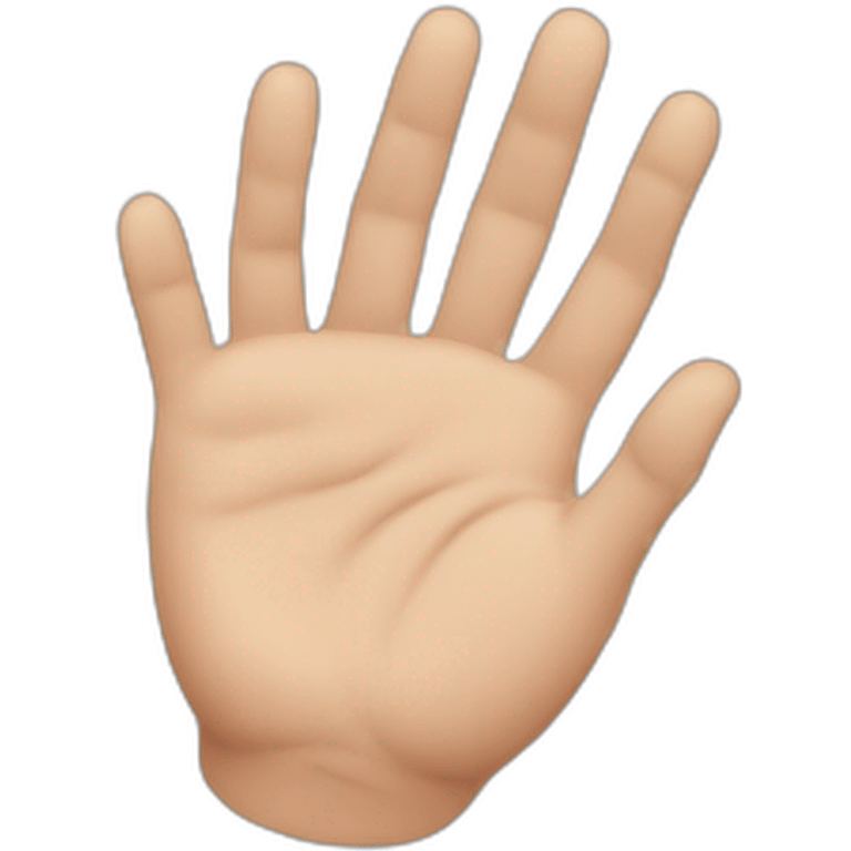 Stroke hand emoji