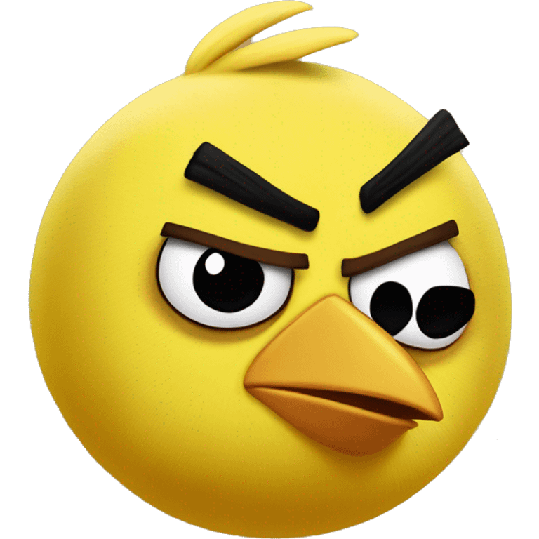 yellow angry bird put onto 2019 breakup album IGOR emoji