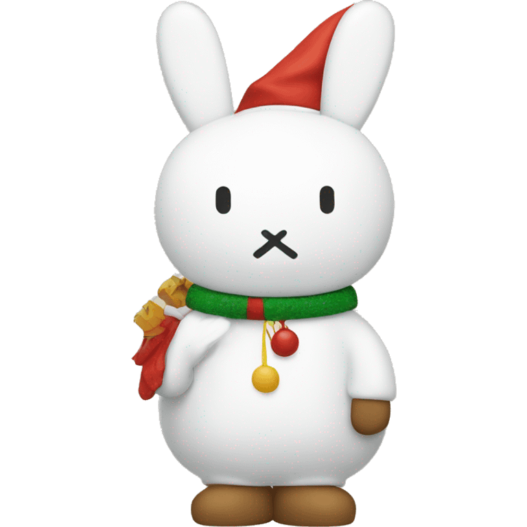 Festive Miffy emoji