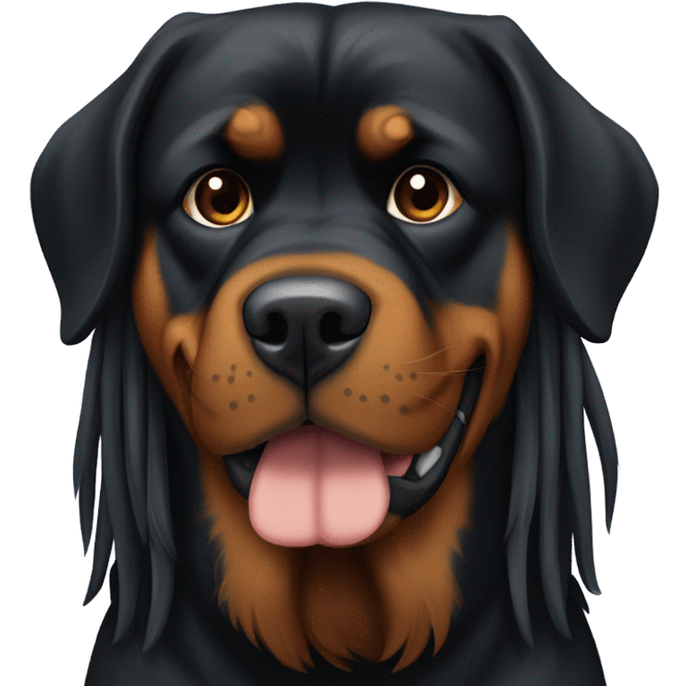 Dreadlock Rottweiler  emoji