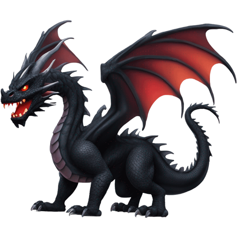 Black dragons  emoji