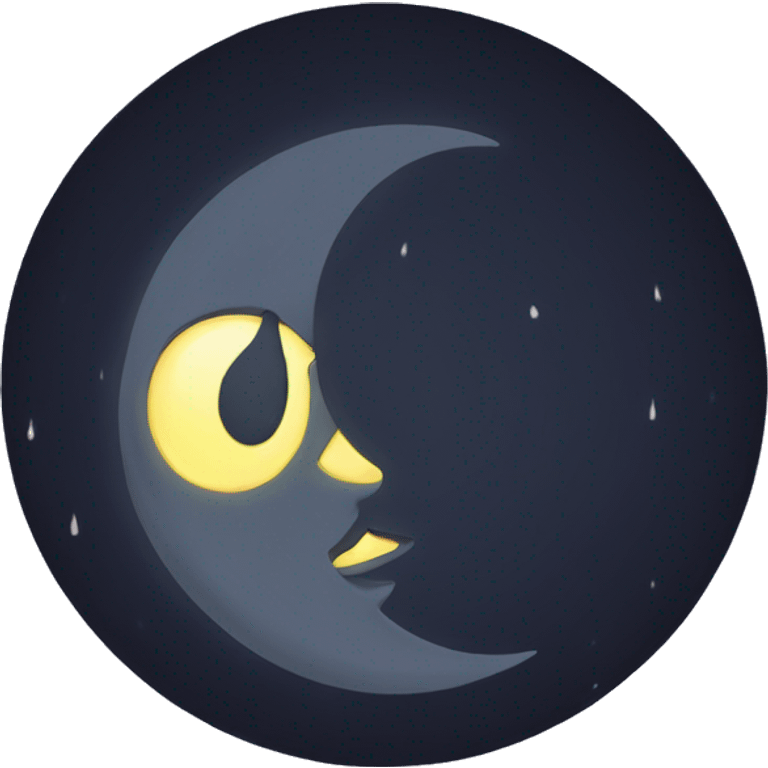 Gothic moon emoji