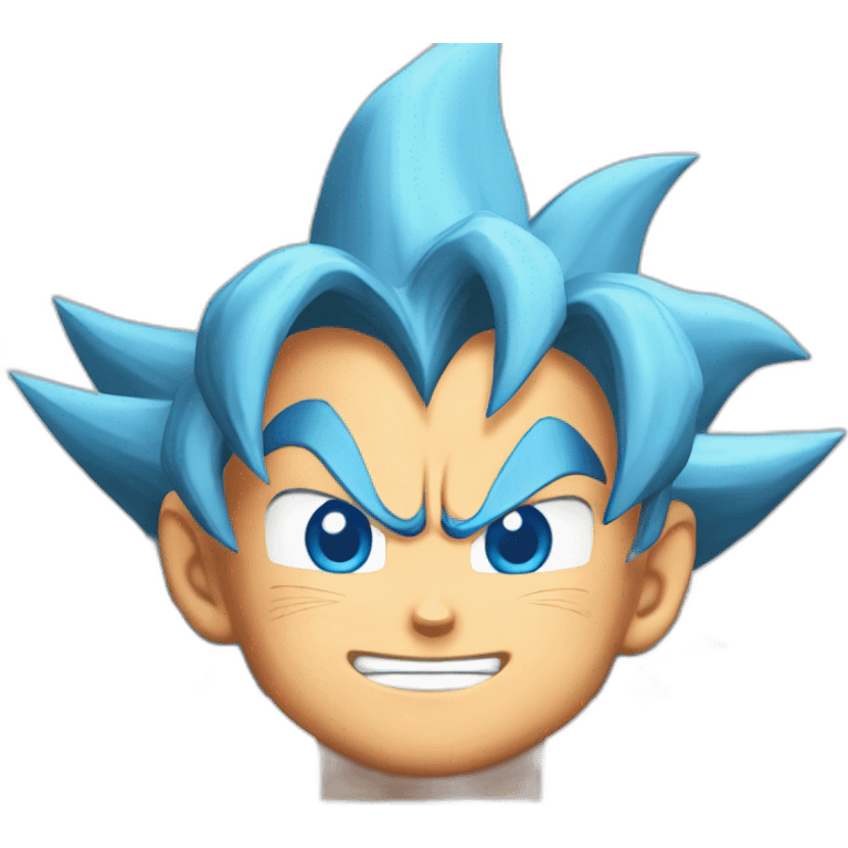 Goku super saiyan blue emoji