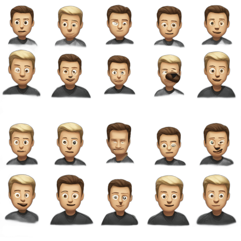 Elon musk playing games emoji