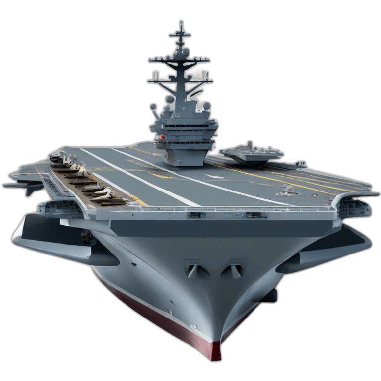 aircraft carrier，lateral view emoji