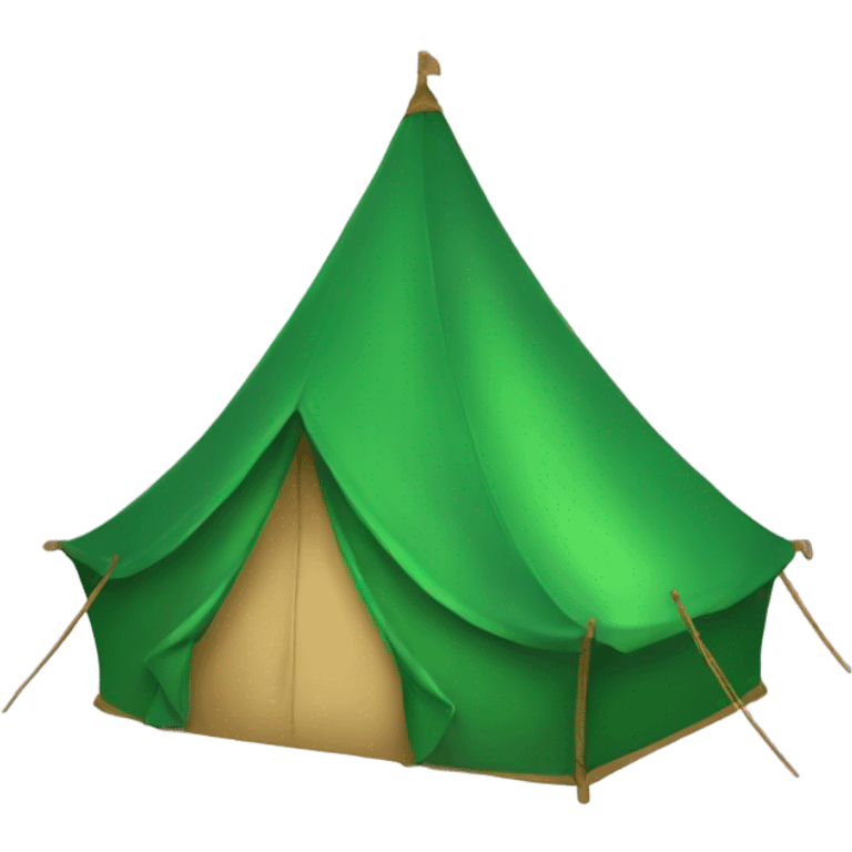 green tent emoji