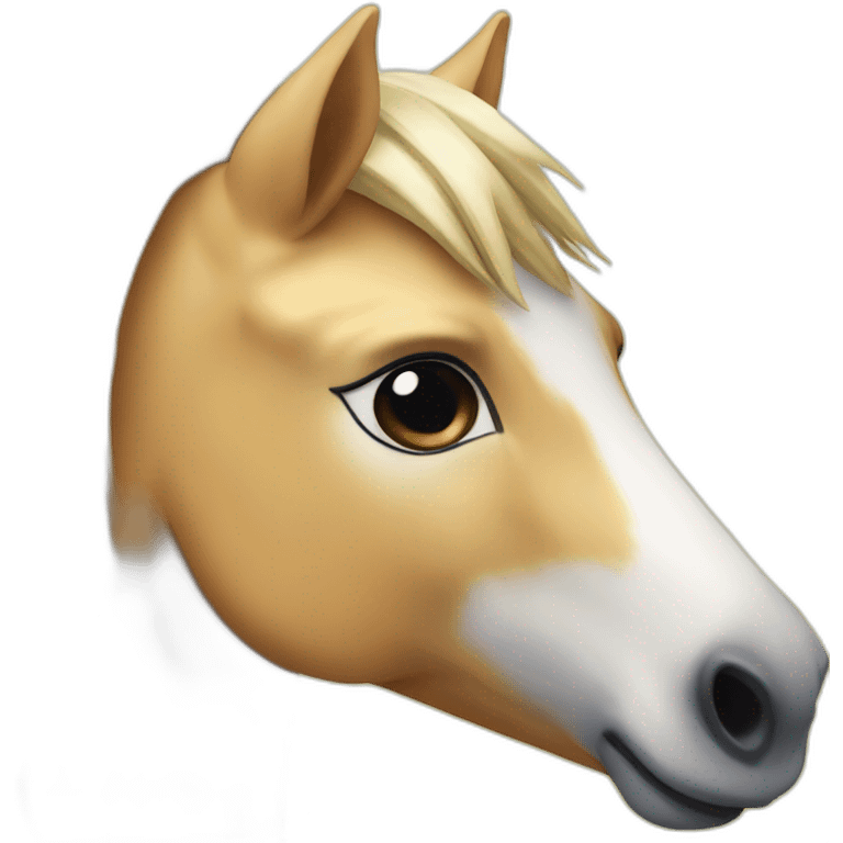 Fuchs blond horse emoji