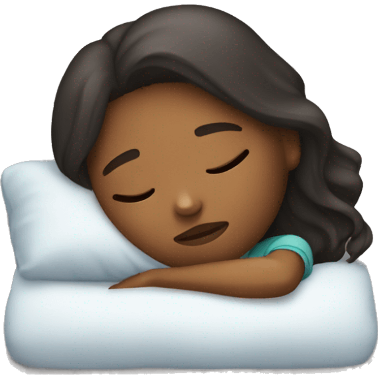 Girl taking a nap  emoji