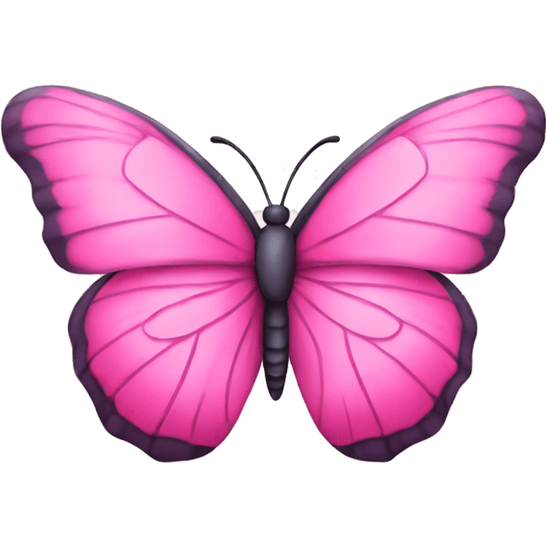 Pink butterfly  emoji