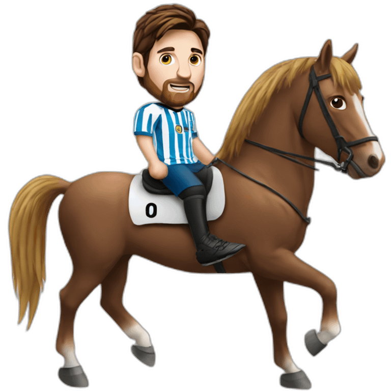 messi on a horse emoji