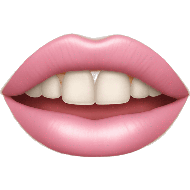 Aesthetic medicine Botox filler pink lips  emoji