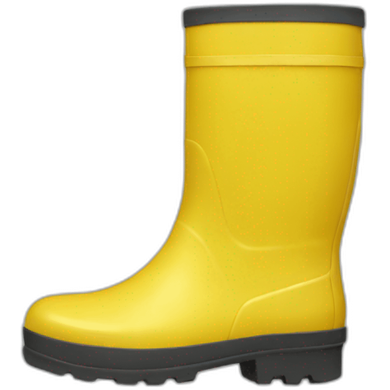 yellow rain boots emoji