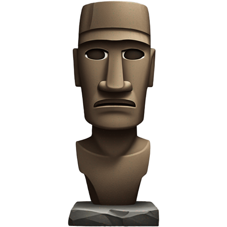 Moai hulk emoji