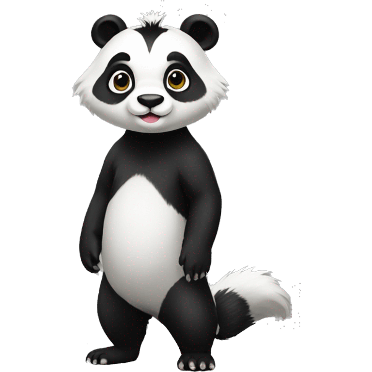 panda-skunk-hybrid full body emoji