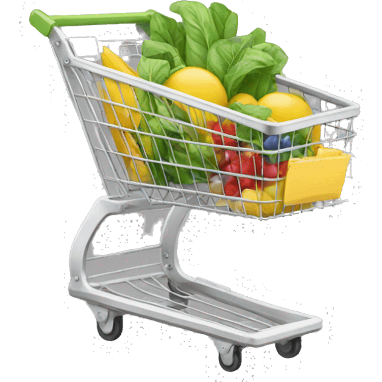 full shopping cart  emoji