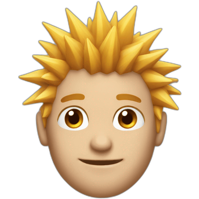 spikey hair guy emoji