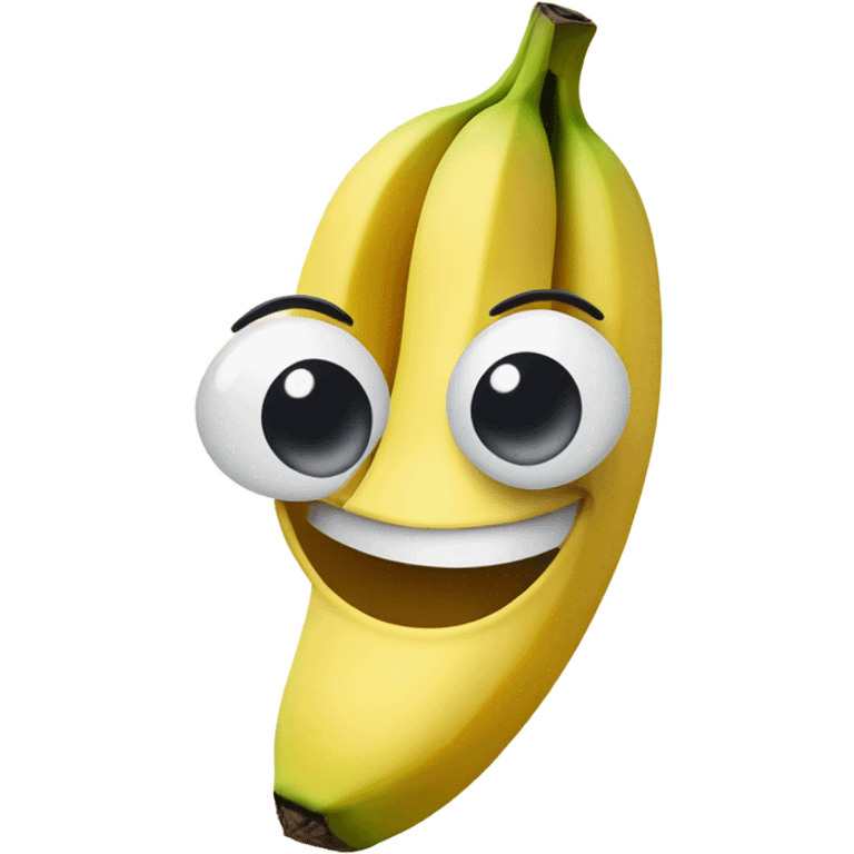 happy banana emoji