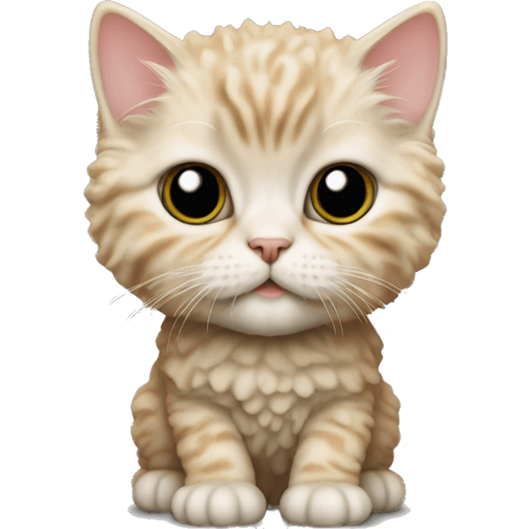 Selkirk Rex kitten  emoji