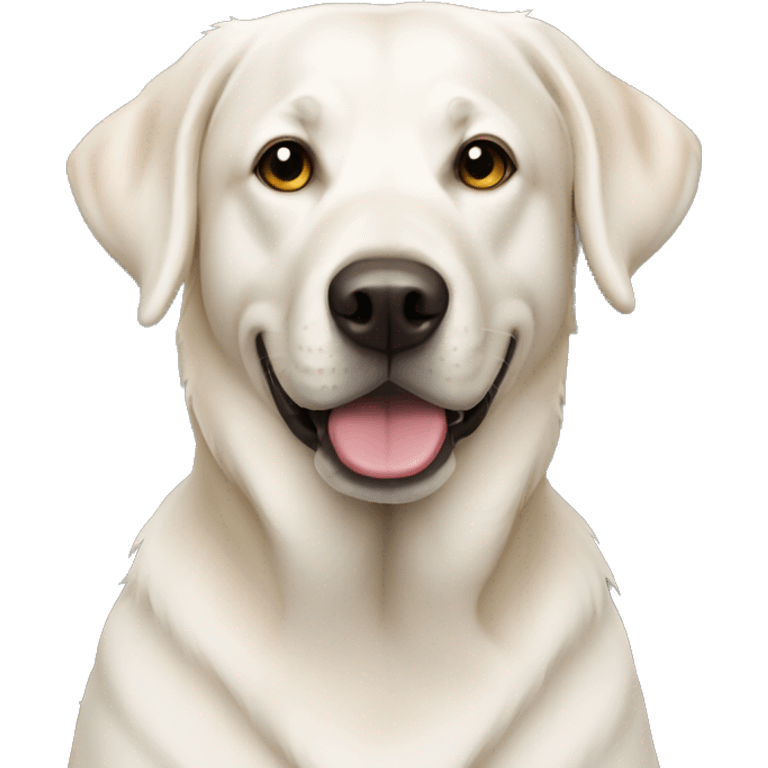 White lab retriever emoji