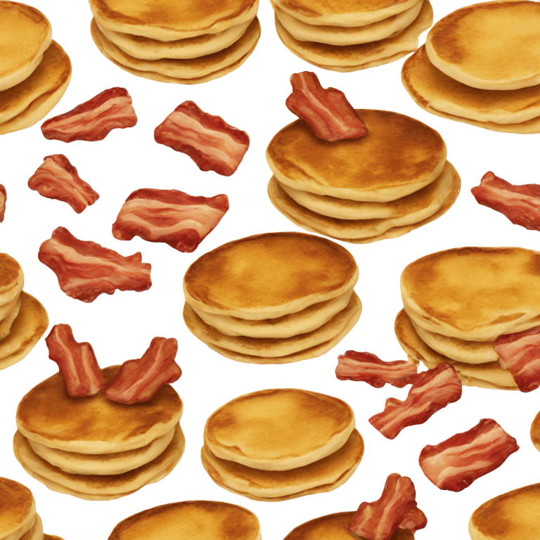 Pancake bacon  emoji