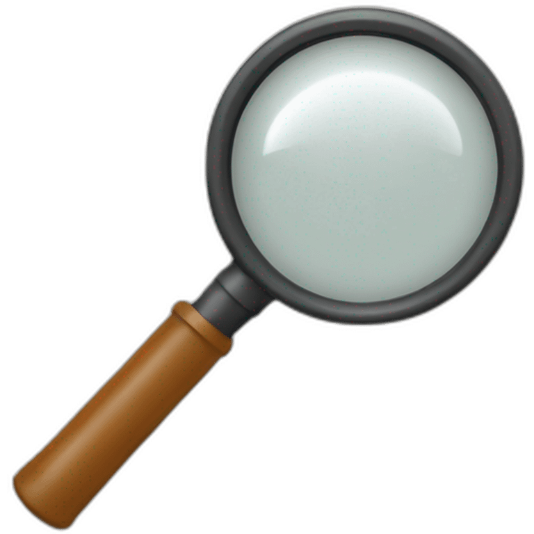  research magnifying glass emoji