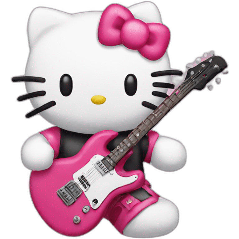 Hello kitty rock emoji