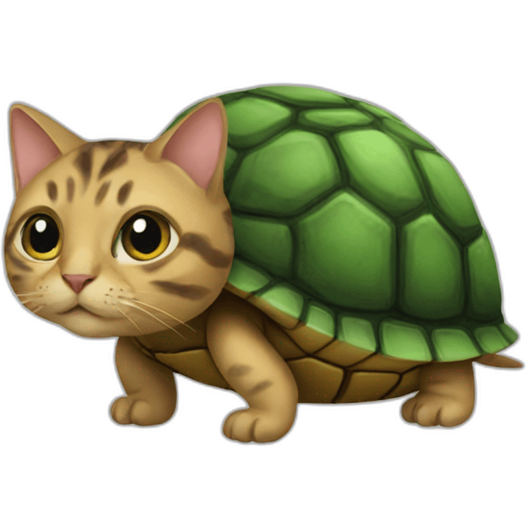 A cat turtle emoji