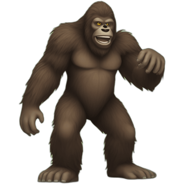 Bigfoot emoji