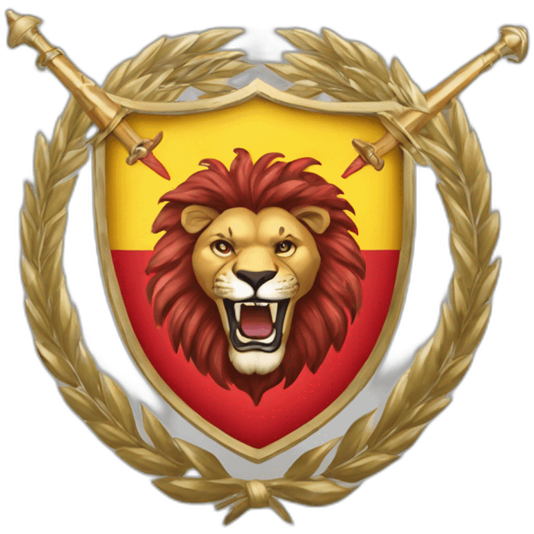 un escudo de armas de los leones del caracas emoji