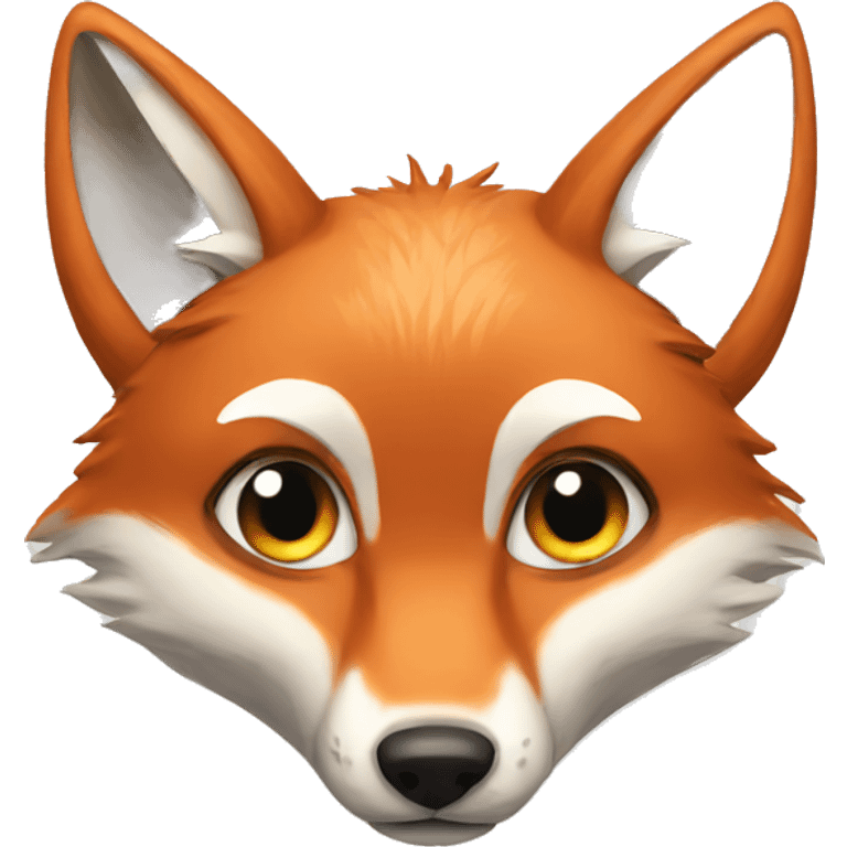 crying fox emoji