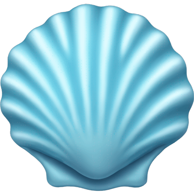 Light blue seashell emoji