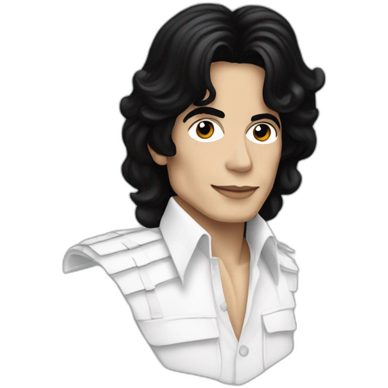 White Michael jackson emoji