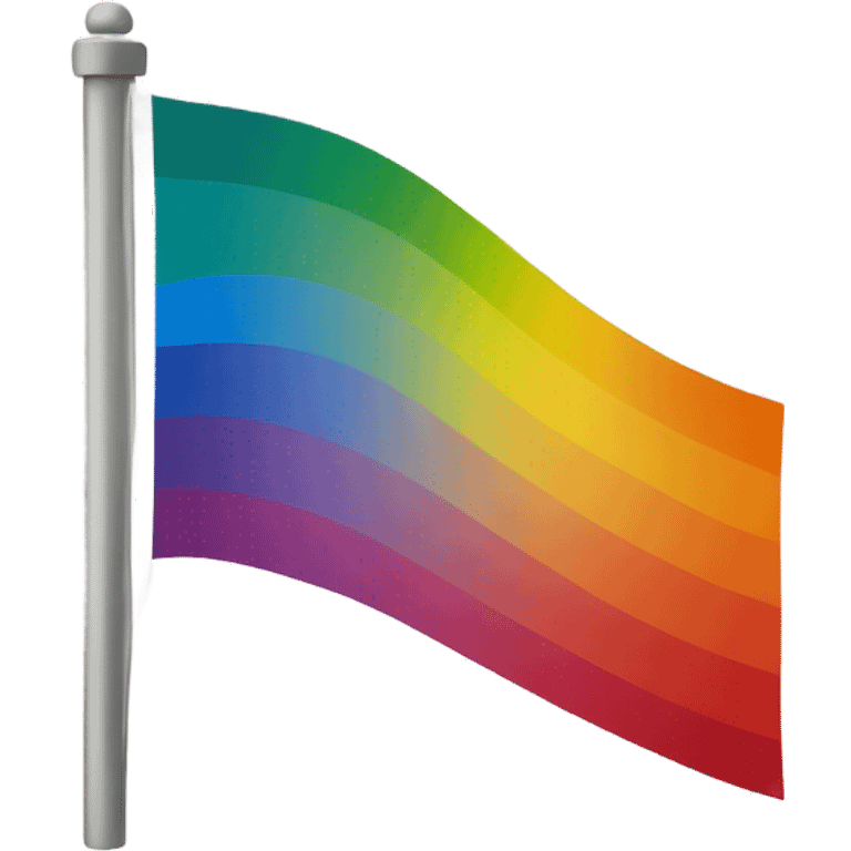 Flag of gay cool emoji