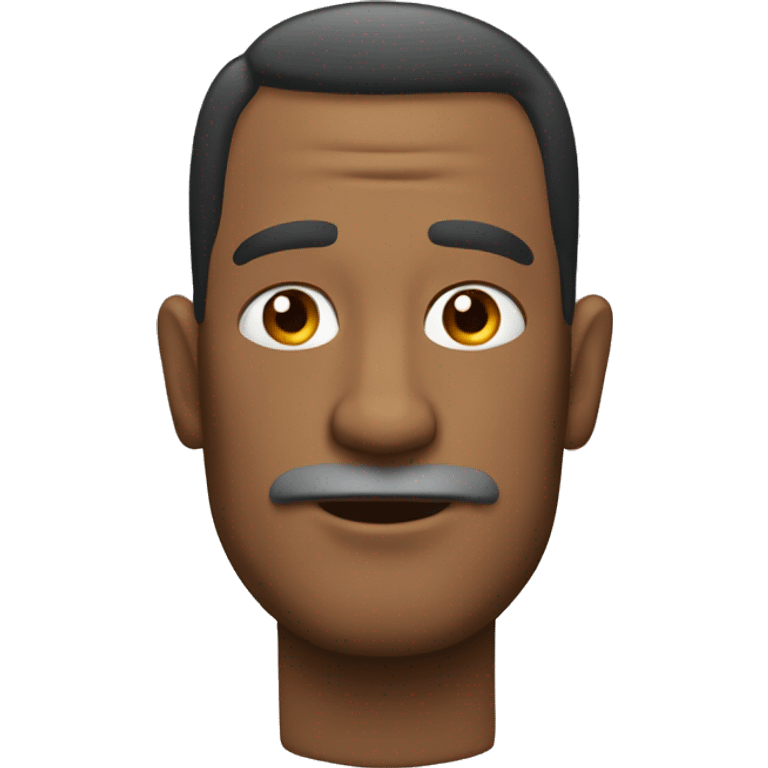 hombre con os cabezas  emoji