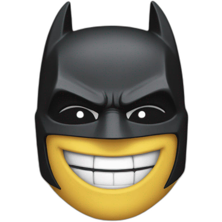 Batman smile emoji