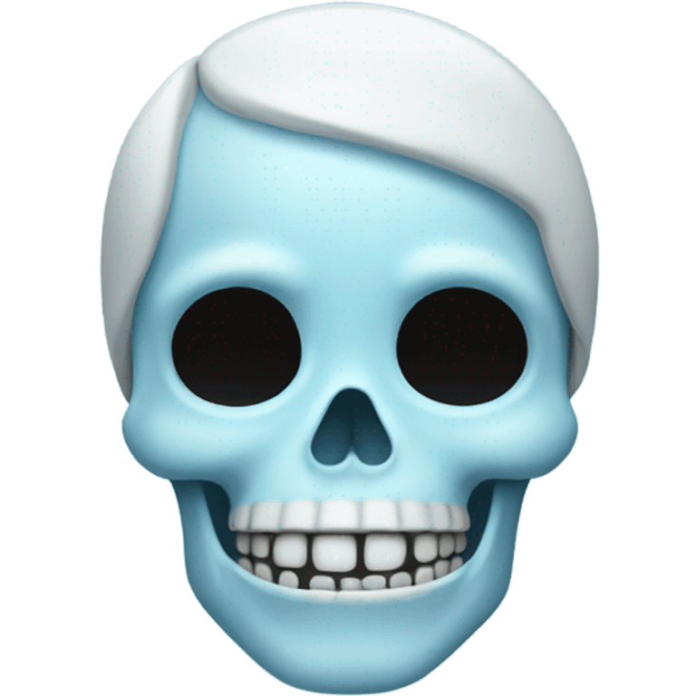 baby blue skeleton emoji