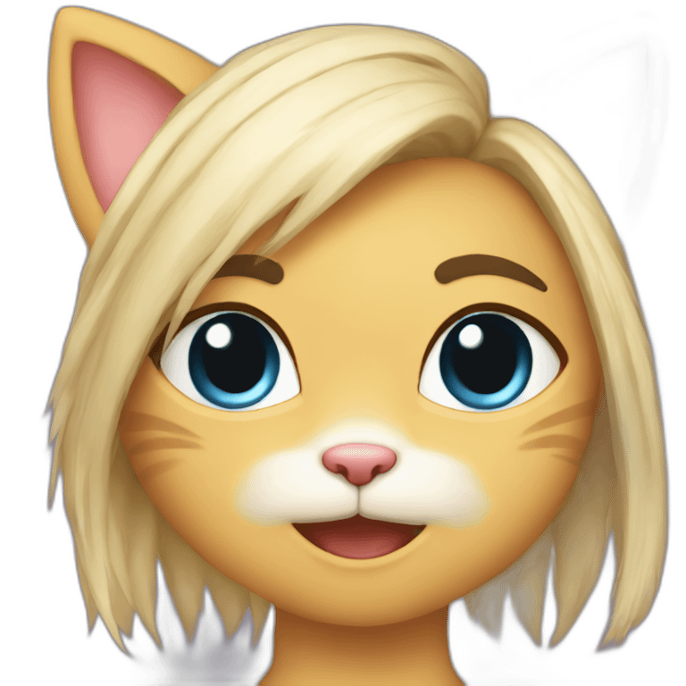 gamergirl kitten emoji