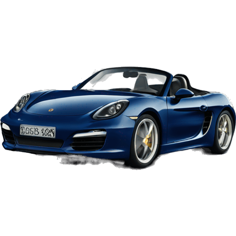 porsche 981 boxster dark blue  emoji