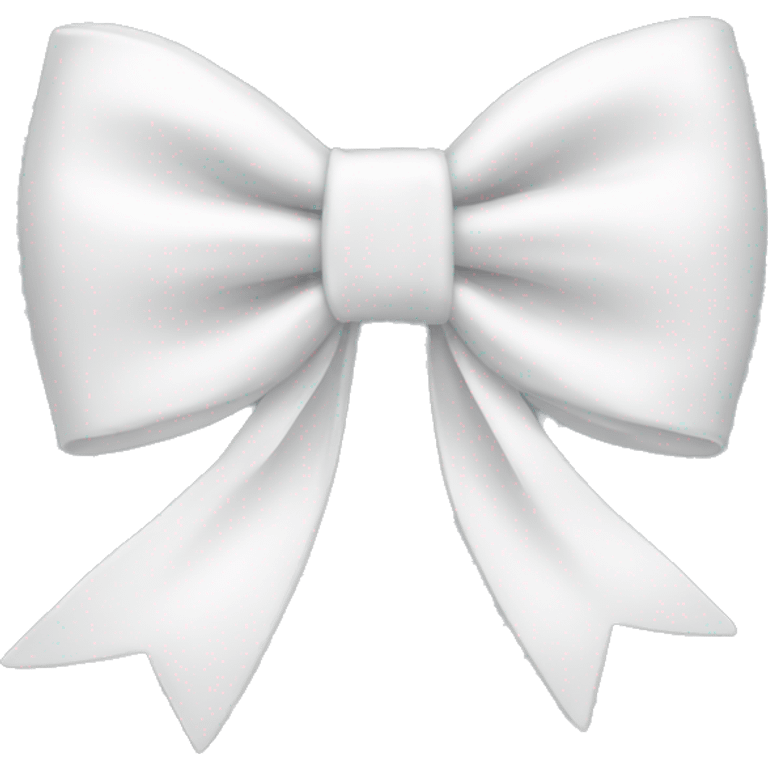 White bow emoji