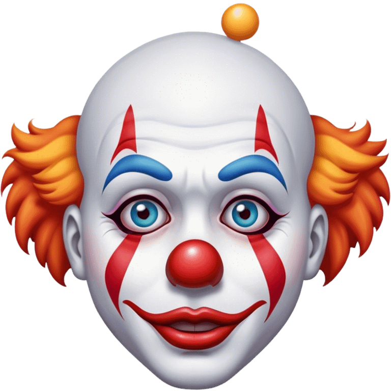 Clown with tear emoji