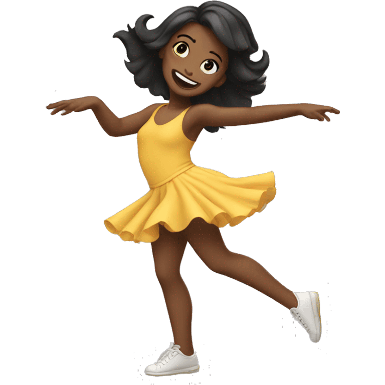 Girl dancing emoji