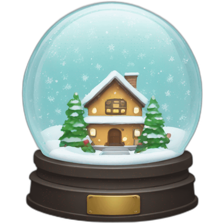 glass snow globe emoji